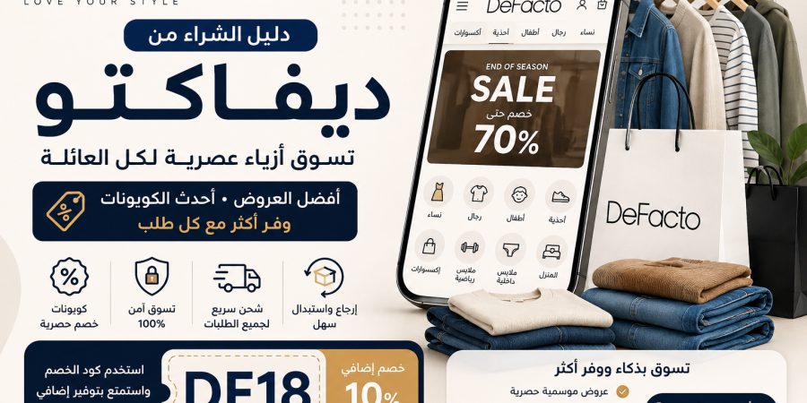 دليل الشراء من ديفاكتو 2026: كيف توفر أكثر عند التسوق؟ دليل الشراء من ديفاكتو 2026: كيف توفر أكثر عند التسوق؟
